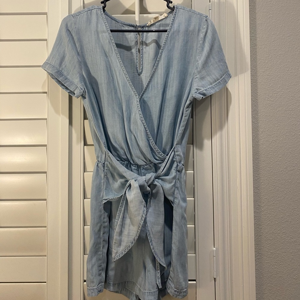 Denim Romper